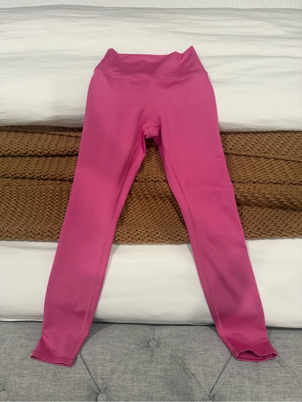 ALO Pink High-Waist 7/8 Leggings